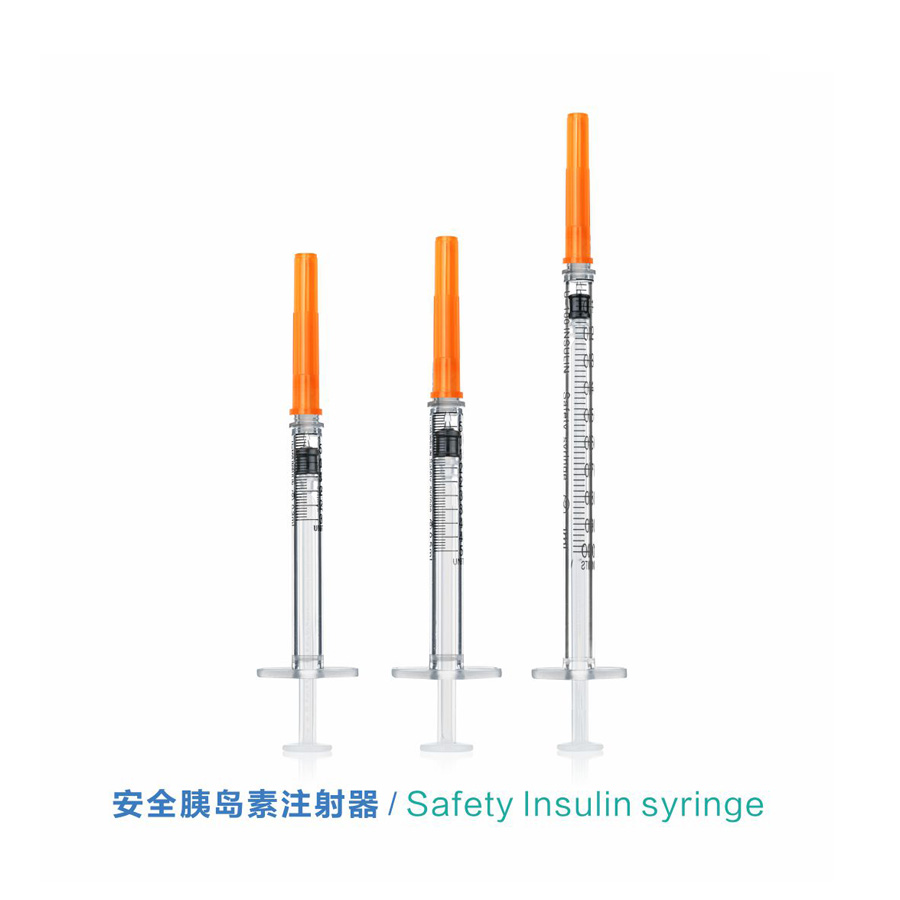 xeringa de insulina de seguridade