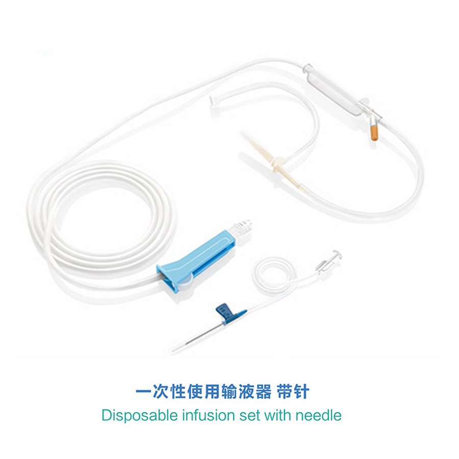 infusion set with needle