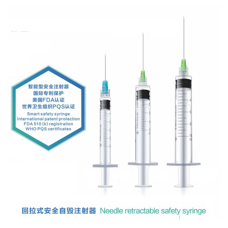 manual-retractable safety syringe